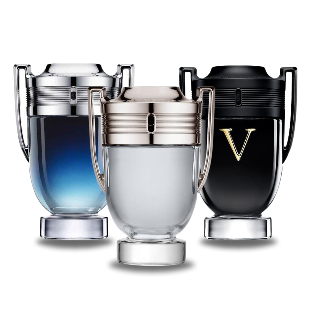3 Fragrance Combination – Invictus Legend, Invictus and Invictus Victory Elixir by Paco Rabanne